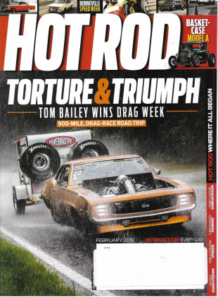 HOT ROD 2019 FEB - TOM BAILEY DRAG WEEK, BONNEVILLE SPEED WEEK, HELLEPHANT